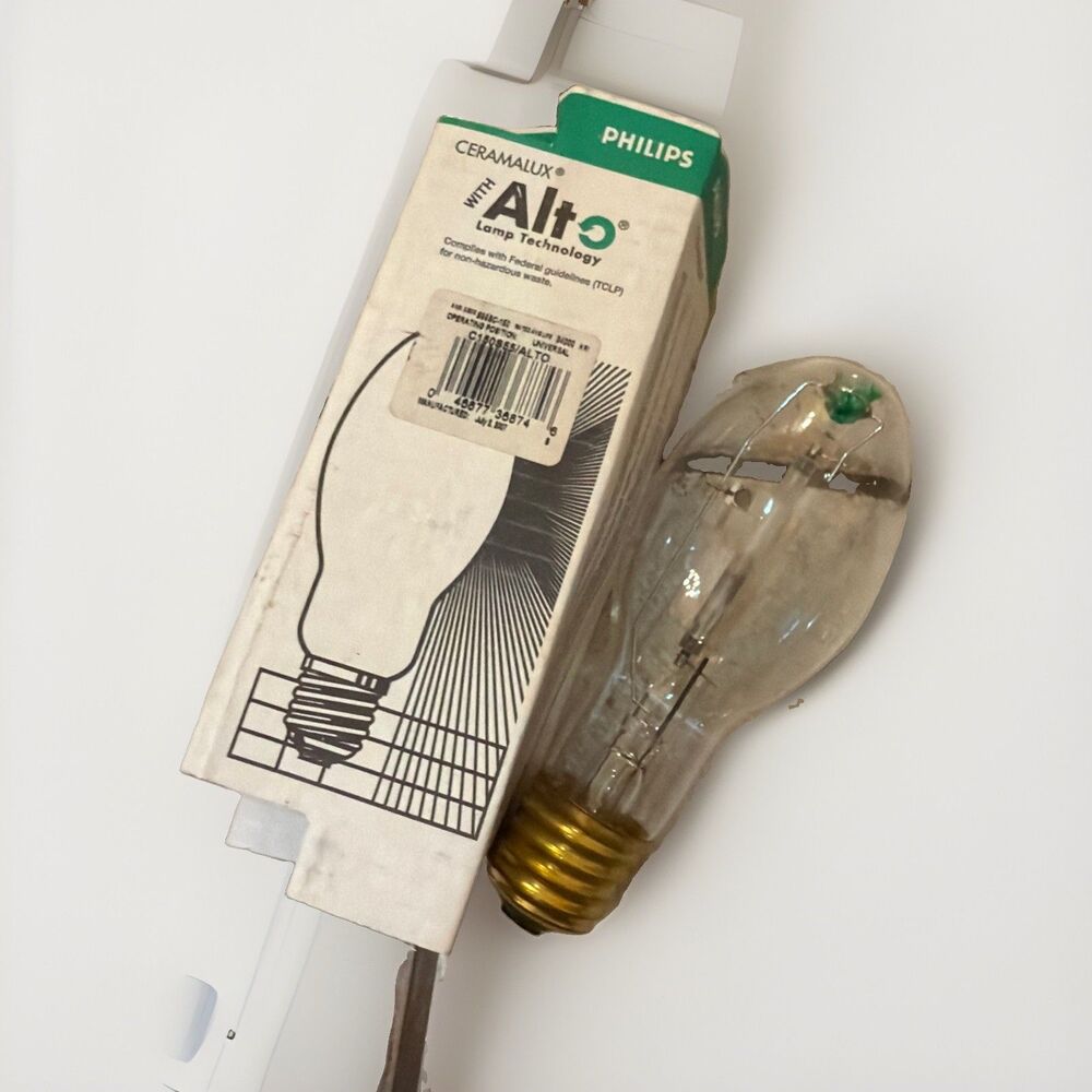 Philips Ceramalux C150S55 ALTO 150W High Pressure Sodium Lamp Bulb E39 Mogul